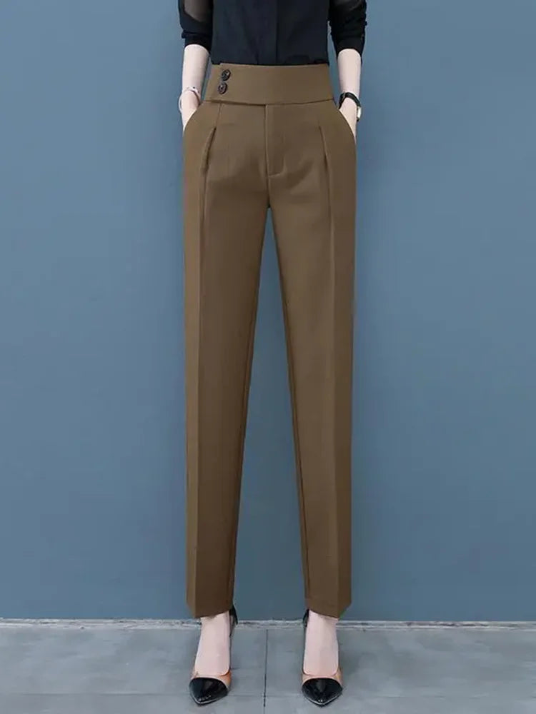 Fall Winter Thicken Loose Harem Pants Women Casual High Waist Plus Velvet Pantalones Snow Wear Warm Plush Ankle Length Calca New Hussaynce