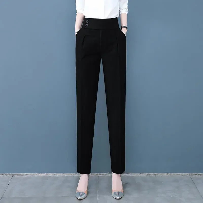 Fall Winter Thicken Loose Harem Pants Women Casual High Waist Plus Velvet Pantalones Snow Wear Warm Plush Ankle Length Calca New Hussaynce